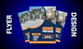do real estate flyer, poster, brochure design