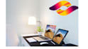 create virtual office setups and zoom backgrounds with your logo