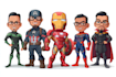 design superhero caricature character art