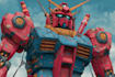 do anime style mecha robot illustrations