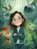 draw a portrait in semi realism disney cartoon style
