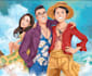 custom couple portrait one piece anime style