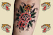 make you a traditional old school tattoo style design
