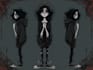 draw art in dark cartoon comic style