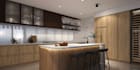 model render 3d kitchen remodel cabinet bath interior design 2d floorplan