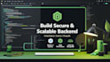 build secure and scalable backend with node js and mongodb