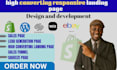 create high converting landing page or sales funnel