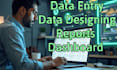 do basic excel data entry, summaries, and charts