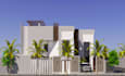 revamp 3d house villa design,house elevation,facade rendering,landscape,lumion