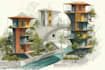 do a high quality architecture illustration