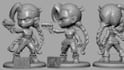custom 3d toy, chibi stl figure,action anime model, 3d caricature,funko pop toy