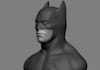 sculpt 3d model, batman 3d print model, action figure and character,3d rendering