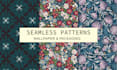create seamless surface pattern designs for fabric, packaging and wallpaper