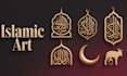islamic arabic logo and calligraphy designs