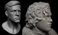 sculpt realistic 3d head model 3d bust model 3d miniature model figure printing
