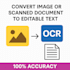 do data convert, image to text, excel, work,  copy paste