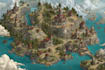 fantasy map illustration vector event map design tourist map