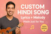 create a heartfelt hindi song with lyrics and melody