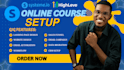 build systeme io landing page systeme io sales funnel blog website online course