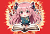 illustrate comic amine book chibi manga  mascot logo