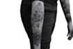 create sleeve tattoo design in geometric style