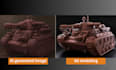 create 3d model from an ai generate image, 3d character model, 3d vehicle model