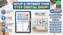 etsy digital product listing setup instant download and etsy seo