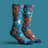 create beautiful socks design