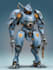 draw mecha robot character sheet design