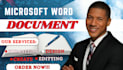 format, edit, design, create microsoft word document