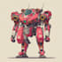 do anime style mecha robot illustrations