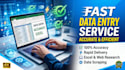 data entry, web research, copy paste and excel jobs
