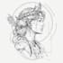create a unique line art tattoo design