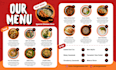 create elegant restaurant, bar, BBQ menu cards with premium branding