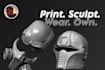 sculpt 3d mask cosplay design, 3d mask model 3d helmet printable mask