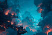 paint scifi or fantasy digital art illustration