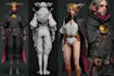 create modeling 2d low poly character ready for game