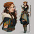 draw a fantasy character design and dnd character art