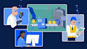 create a 2d animation explainer video for corporate business saas, software demo