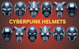 do custom 3d helmet 3d cosplay design futuristic 3d mask 3d cyberpunk helmet