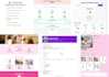 create a custom HTML tailwind landing page