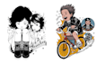 bold illustration for band merch, album cover, and apparel