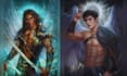 design dark comic book cover romance fiction nsfw book cover character art