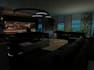 renew 3d snooker arena,interior led light,billiard room, gaming scape rendering