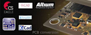 convert pcb and create custom parts in kicad or altium