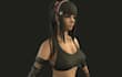 create 3d character rigging, game ready 3d model,stylized female charaacter, fbx