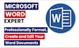 do document formatting in word