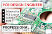 do a circuit design, schematic diagram, pcb design and pcb board