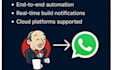set up cloud alerts on AWS gcp azure whatsapp lifetime api