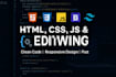 code responsive pages in HTML, CSS, and js